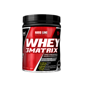 Hardline Whey 3 Matrix 454 gram Çikolata