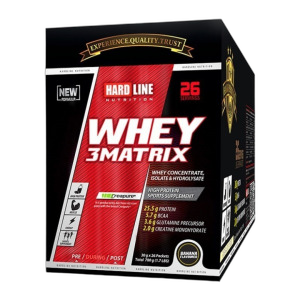 Hardline Whey 3 Matrix Muz 26 Şase x 30 gr. (780 gr.) Muz