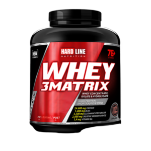 Hardline Whey 3 Matrix 2300 gram Çilek
