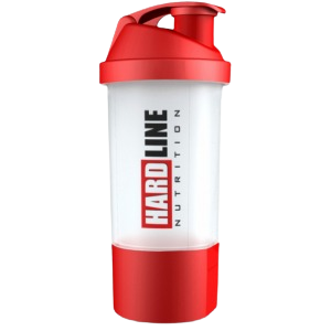 Hardline Hazneli Shaker Kırmızı 600 ml.